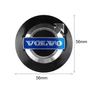 Volvo felni matrica szett - fekete, ezüst, királykék 56 mm-es, 3D kivitel