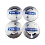 Volvo felni matrica szett - ezüst 65 mm-es, 3D kivitel