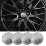 Volkswagen felni matrica szett - ezüst 56 mm-es, 3D kivitel