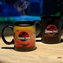 Jurassic Park hőre változó bögre - Logó