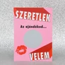 Szeretlek kaparós képeslap