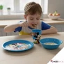 Disney Mickey étkészlet, műanyag szett pohárral 260 ml - Cool Summer