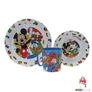 Mickey egér műanyag étkészlet