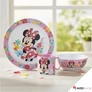 Disney Minnie étkészlet, műanyag szett bögrével 265 ml - Spring
