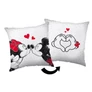 Disney Minnie és Mickey párna, díszpárna 40x40 cm - Love