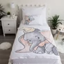 Disney Dumbó gyerek ágyneműhuzat garnitúra - Grey