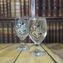 Harry Potter Hogwarts pohár - hidegre változó minta