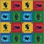 Harry Potter szalvéta 16 db-os 33x33 cm - Houses