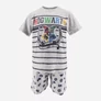 Harry Potter gyerek rövid pizsama - 128-as méret - Hogwarts Gray