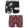 Kép 2/3 - Bosszúállók férfi boxeralsó 2 darabos csomag - L-es méret - Avengers Logó