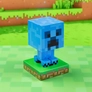 Kép 5/9 - Minecraft 3D ikon hangulatvilágítás - Feltöltött Creeper
