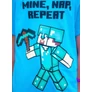 Minecraft gyermek pizsama - Mine, Nap, Repeat - 128-as / 8 éves korig