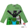 Minecraft hosszú ujjú gyerek póló - Characters II. - 140-es / 10 éves korig