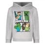 Minecraft gyerek kapucnis pulóver 116-os méret - Gray