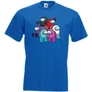 Királykék Among Us gyerek rövid ujjú póló - Gamer Fan