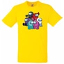 Sárga Among Us gyerek rövid ujjú póló - Gamer Fan