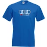 Királykék I Love My Audi férfi rövid ujjú póló