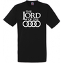 Kép 1/8 - Fekete Audi férfi rövid ujjú póló - The Lord of the Audi