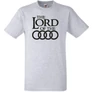 Szürke Audi férfi rövid ujjú póló - The Lord of the Audi