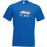 Királykék BMW férfi rövid ujjú póló - E34 M5
