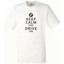Fehér BMW férfi rövid ujjú póló - Keep Calm Styled