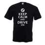 Fekete BMW férfi rövid ujjú póló - Keep Calm Styled