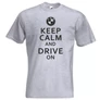 Szürke BMW férfi rövid ujjú póló - Keep Calm Styled