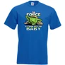 Királykék BabYoda gyerek rövid ujjú póló - Fan Art I.