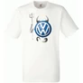 Fehér Volkswagen férfi rövid ujjú póló - Devil