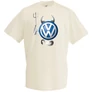 Natúr Volkswagen férfi rövid ujjú póló - Devil
