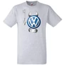 Szürke Volkswagen férfi rövid ujjú póló - Devil