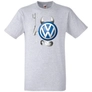 Kép 8/8 - Szürke Volkswagen férfi rövid ujjú póló - Devil