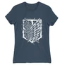 Denim Attack on Titan női rövid ujjú póló - Graphic Legion Logo