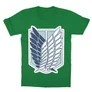 Zöld Attack on Titan gyerek rövid ujjú póló - Scouting Legion Logo