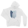 Feher Attack on Titan unisex kapucnis pulóver - Scouting Legion logo