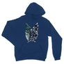 Királykék Attack on Titan unisex kapucnis pulóver - Scouting Legion logo II.