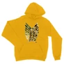 Sárga Attack on Titan unisex kapucnis pulóver - Scouting Legion logo II.