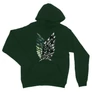 Sötétzöld Attack on Titan unisex kapucnis pulóver - Scouting Legion logo II.