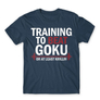 Kép 9/24 - Denim Dragon Ball férfi rövid ujjú póló - Training to beat Goku