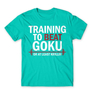 Kép 21/24 - Türkiz Dragon Ball férfi rövid ujjú póló - Training to beat Goku