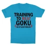 Atollkék Dragon Ball gyerek rövid ujjú póló - Training to beat Goku