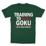 Sötétzöld Dragon Ball gyerek rövid ujjú póló - Training to beat Goku