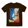 Barna Dragon Ball férfi rövid ujjú póló - Goku Dragon Ball Z