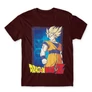 Bordó Dragon Ball férfi rövid ujjú póló - Goku Dragon Ball Z