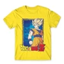 Citromsárga Dragon Ball férfi rövid ujjú póló - Goku Dragon Ball Z