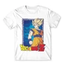 Fehér Dragon Ball férfi rövid ujjú póló - Goku Dragon Ball Z