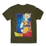 Khaki Dragon Ball férfi rövid ujjú póló - Goku Dragon Ball Z
