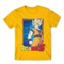 Sárga Dragon Ball férfi rövid ujjú póló - Goku Dragon Ball Z