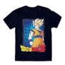 Sötétkék Dragon Ball férfi rövid ujjú póló - Goku Dragon Ball Z