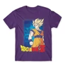 Sötétlila Dragon Ball férfi rövid ujjú póló - Goku Dragon Ball Z